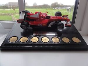 F1 1/18 Ferrari Michael Schumacher x7 WC  & Commemorative Coins 1000pcs