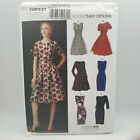 Vogue 9267/R10337 Misses Split Neck Dress Sewing Pattern Size 6-14 Uncut