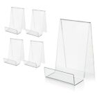 5 Pack Acrylic Book Stand Display Easel for Postcard CD Picture Frame Magazine