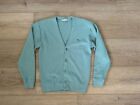 Vintage Arnold Palmer Signature Collection Cardigan Sweater Wool Green Small