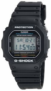 Casio G-Shock Illuminator Black Day-Date Indicator Digital Watch 47mm DW5600E-1V