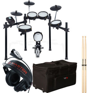 Alesis Surge Mesh SE 8-Piece E-Drum Kit Mesh Heads, Bag, Headphones & Sticks