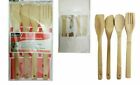 4PC Bamboo Kitchen Utensils Convenient All-In-One Set For All Your Cooking Needs