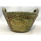 Nice Weller Pottery Forest Two Handled Bowl / Basket  3