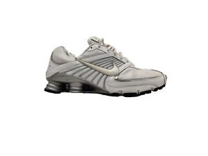 Nike Shox Turbo+ 8 344951-112 Silver/white Mens Running Shoes Size 11.5 2008