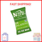 New ListingKettle Brand Jalapeno Kettle Potato Chips, Gluten-Free, Non-GMO, 7.5 oz Bag