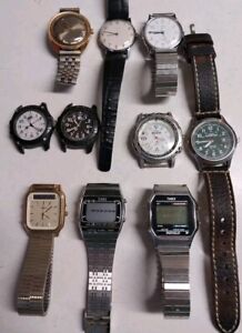 Vintage Timex  Men’s Watch Lot Of 10 ( Watches