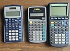 Lot Of 3 Texas Instruments Graphing Calculators: 30XA, 30XIIS, & TI-83 Plus