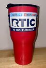 NEW RTIC 30 oz Tumbler Hot Cold Double Wall Vacuum Insulated 30oz RED with Lid