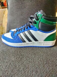 Adidas Shoes Men's 10 Top Ten RB High Lucid Blue Green Hi Top Sneakers