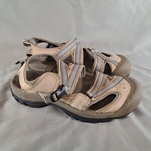 Keen Sandals Womens 8 Mystic River Hiking Slip On Brown Closed Toe Water
