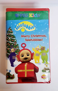 Merry Christmas Teletubbies VHS Clamshell 2 Tapes 1999 Holiday Spec TESTED
