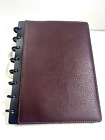 Levenger Circa Cordova Leather Fold-Over Notebook Junior Size New In Box Oxblood