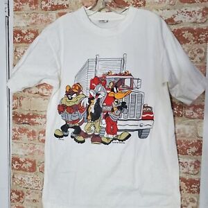 Vintage 1994 Looney Tunes trucker shirt