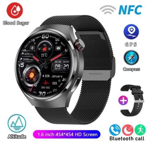 HUAWEI GT4 Pro GPS NFC Smart Watch Men 360*360 AMOLED Screen Heart rate