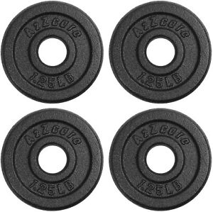A2ZCARE Standard Cast Iron Weight Plates 1-Inch Center-Hole for Dumbbell