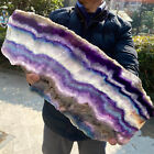 7.7LB Natural beautiful Rainbow Fluorite Crystal Rough stone specimens cure