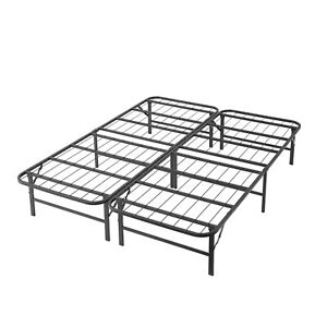 Bed Frame Twin Full Queen Size Metal Foldable Heavy Duty Steel Folding Platform