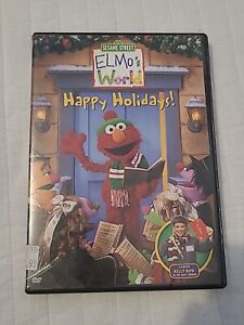 Elmo's World - Happy Holidays DVD 2002 Sesame Street With Kelly Ripa