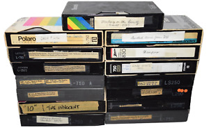 Lot of 15 Recorded Beta Tapes Sold as Used Blank Unknown Content 1970s 1980s # 2