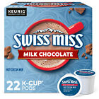 Swiss Miss Milk Chocolate Hot Cocoa, Keurig Single-Serve K-Cup Pods, 22 Count