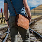 Vintage Leather Men's Handmade Brown Laptop Shoulder Satchel Messenger New Bag