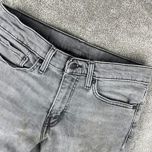 Levi's 511 Jeans Men's Size 31x30 Gray Slim Fit Flex Straight Leg Denim