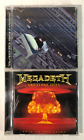 Megadeth Rude Awakening 2 Disc Set LIVE CD Set & Greatest Hits LOT - NM Discs