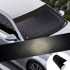 Matte Black Tint Film Car Front Windshield Sun Shade Visor Strip Vinyl Sticker (For: Honda Accord)