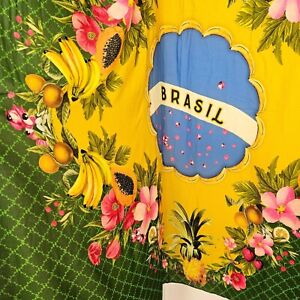 New ListingMunny Brasil Large Wall Hanging Colorful Decorative Floral Fruit Tapestry 58x56