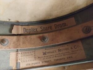 Whaley, Royce & Co Duplex Antique snare drum