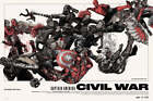 Captain America Civil War (Variant) Poster Art Print Mondo Oliver Barrett 24x36