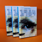1984 by George Orwell Hardback Books SET OF (3) HRW Lib w/Connections *Light Use