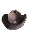 Cody James XL Chocolate Horsing Around Wool Cowboy Hat Youth Size 7 1/2