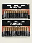 2 X Duracell CopperTop 1.5V AA Alkaline 24 Pack Batteries - Lot  of 48 Pcs Total