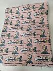 Peanuts Snoopy Flannel Fabric Linus Blanket Pink Remnant 40