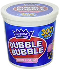 Dubble Bubble Gum 47.6 Ounce Value Tub 300 Individually Wrapped Pieces