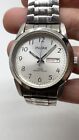 Vintage Mens Pulsar Quartz Day/Date Wrist Watch Needs Battery