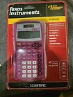New Texas Instruments TI-30X IIS 2-Line Scientific Calculator Battery Solar Pink