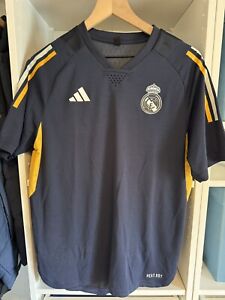 Real Madrid 23/24 Authentic Navy Player Version Training Kit Adidas Size Medium