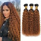New ListingCurly Bundles Human Hair 1B/30 Ombre Human Hair Bundle 3 Bundles Human Hair 1...