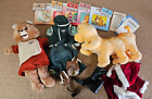 Vintage 1985 Teddy Ruxpin & Grubby Books Tapes Outfits  Christmas LOT