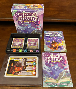 Wizard Kittens Card Game & Magical Monsters Expansion Complete & Unused!