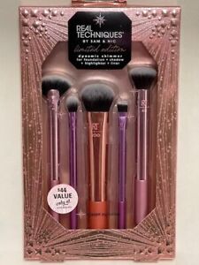 Makeup Brush Set Real Techniques 5 Piece Set Limited Edition $44 Value NIB