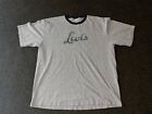 VINTAGE 90S LEVIS SPELLOUT SCRIPT  T-SHIRT Mens XL Ringer Red Tab Levi Made USA