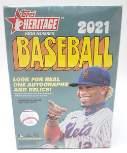 Topps 2021 MLB Heritage High Number Baseball Cards 72 Cards Blaster Box New
