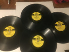 Hank Williams - LOT OF 4  - 78rpm Metrolite Nonbreakable Records