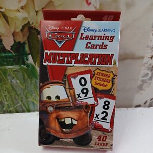 Disney Pixar Cars Multiplication Learning Game CardsFlash Cards