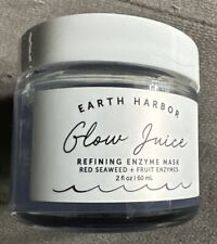 Earth Harbor GLOW JUICE Refining Enzyme Mask 2 oz / 60 ml Full Sz NIB
