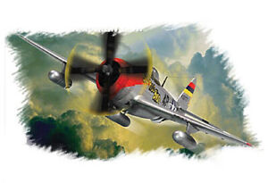 HobbyBoss P-47D Thunderbolt - Plastic Model Airplane Kit - 1/72 Scale - #80257